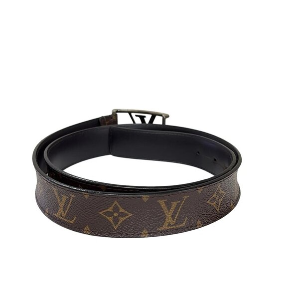 Auth LOUIS VUITTON Santur LV Montana M9088 Monogram Noir BC2117 Belt - Picture 2 of 4